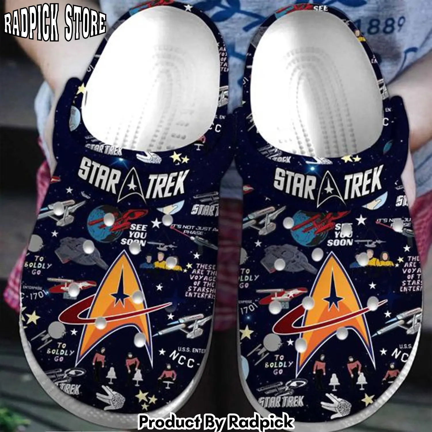 Radpick star trek crocss crocband shoes ver6 rp6521250